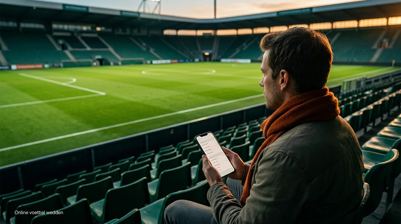 Overzicht van de Nederlandse online wedmarkt voor voetbal in cijfers