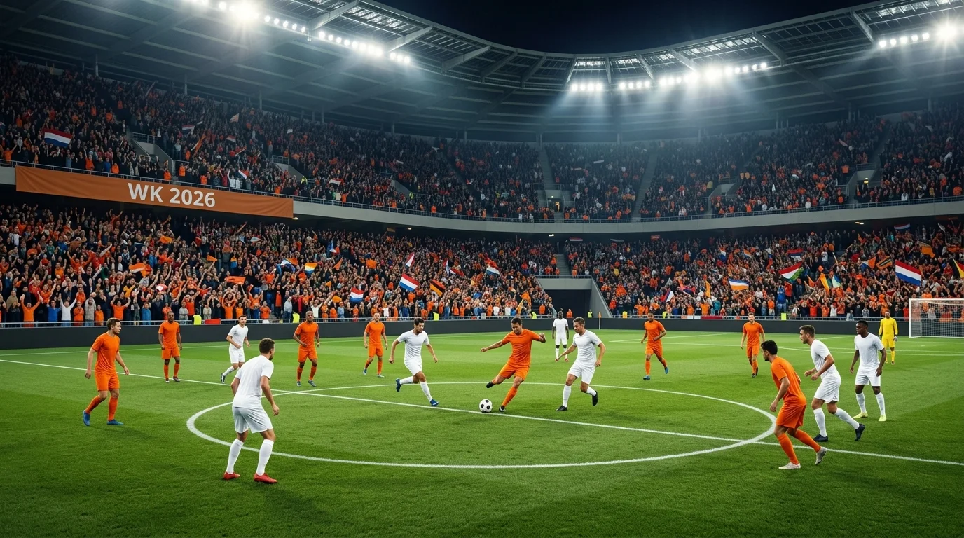 Vol voetbalstadion tijdens een wedstrijd op het WK 2026